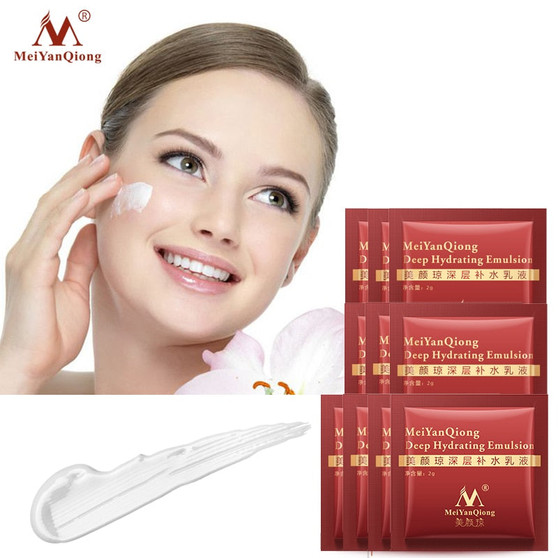 10pcs MeiYanQiong Hydrating Emulsion  Acid Moisturizing Skin Care Whitening Anti Winkles Lift Firming Beauty Day And Night Cream