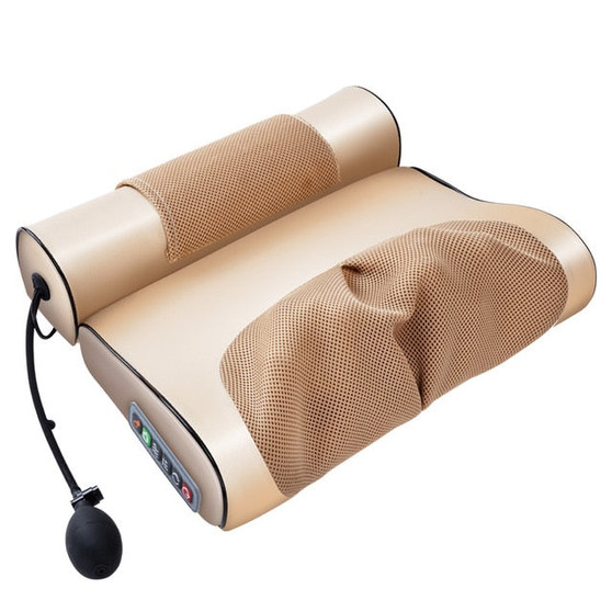 Jinkairui 2 in 1 Newest Upgrade Cervical Traction and Neck Massager Pillow Wormwood Relieve Pain Promote Sleep Solve Insomnia