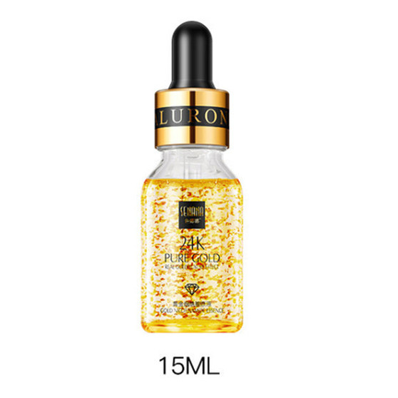 24K Gold Hyaluronic Acid Face Serum Replenishment Moisturize Shrink Pore Brighten Nicotinamide Skin Care Lift Firming Essence