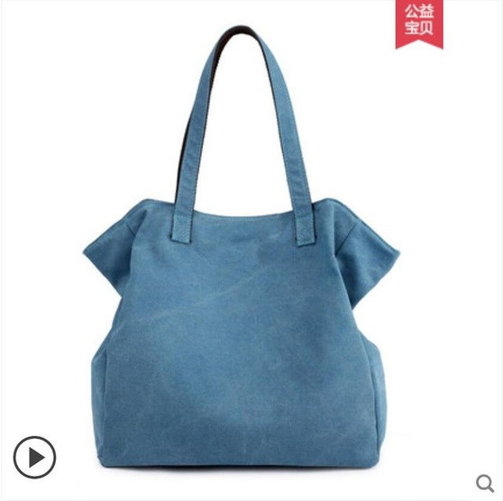 Casual Handbag For Women Environmental Shopping Bag New Casual Tote Bag Casual Simple Canvas Tote