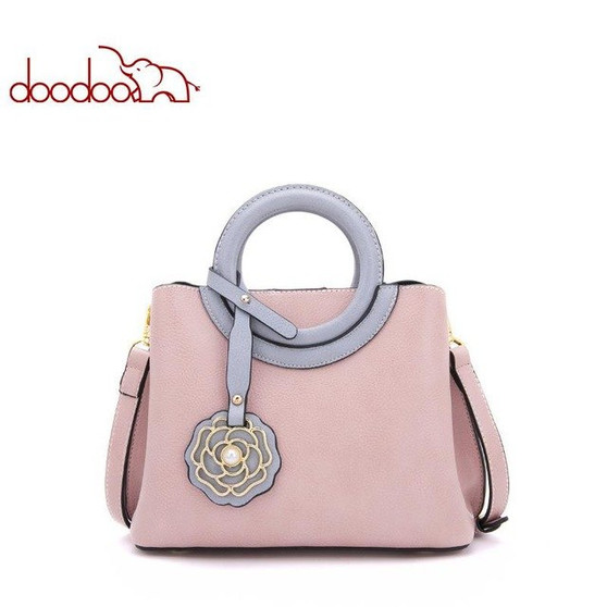 Doodoo Luxury Handbags Women Bags Designer Pu Leather Handbags Women Messenger Bags 2018 New Bags Handbags Women Famous Brands