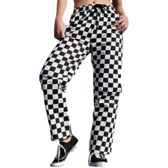 Women Pants Plaid Pants Womens High Waist Checkered Straight Loose Sweat Pants