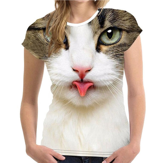 Unisex Funny Cat T Shirt