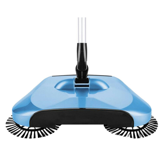 Multi-function 3 in 1 Household Cleaning Lazy Hand Push Sweeper Broom Dustpan Trash Bin 360° Rotating Floor Cleaning Mop