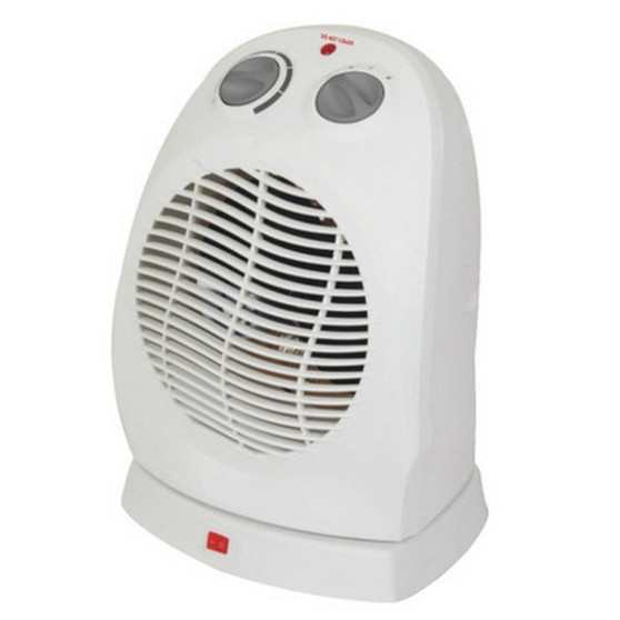 Upright Home Oscillating Electric Heater Fans 2kw Adjustable Thermostat 220V Electric Winter Warmer Desktop Heater EU Plug