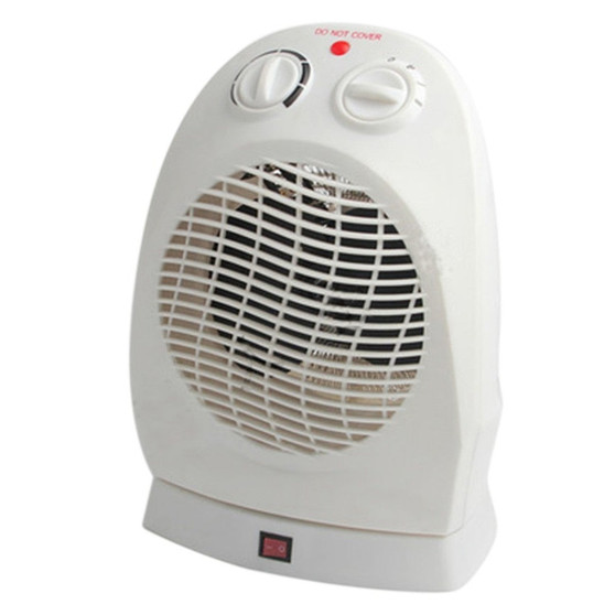 Upright Home 2kw Oscillating Portable Fan Heater Cold Blow Adjustable Thermostat