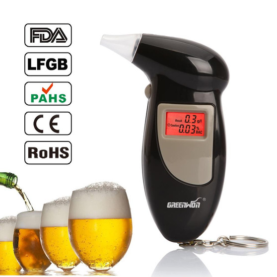 digital keychain breathalyzer