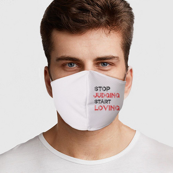 Start Loving Face Cover