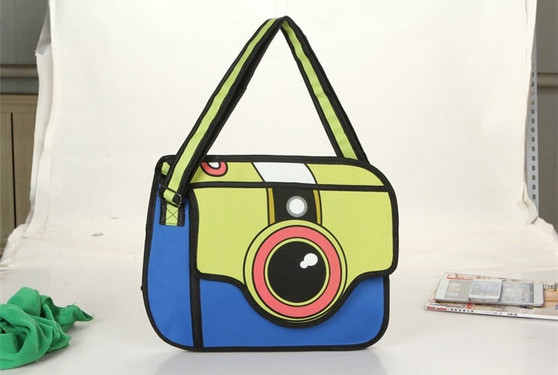 2D Camera Ladie's Messenger's Bag