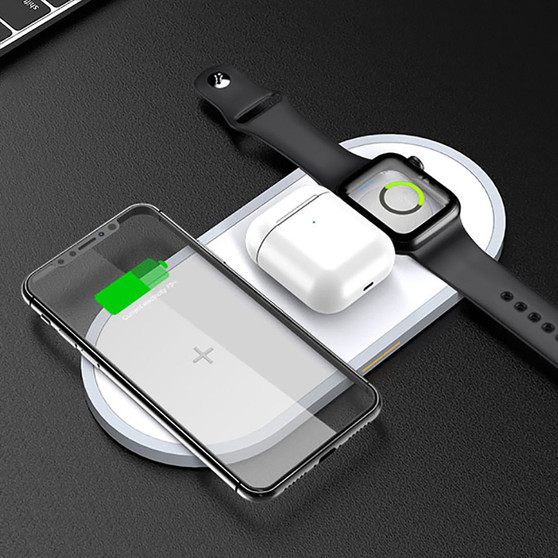 3 in 1 Qi Wireless Charger For Airpods Apple Watch and iPhone