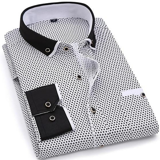 Men's Casual Long Sleeved Shirt