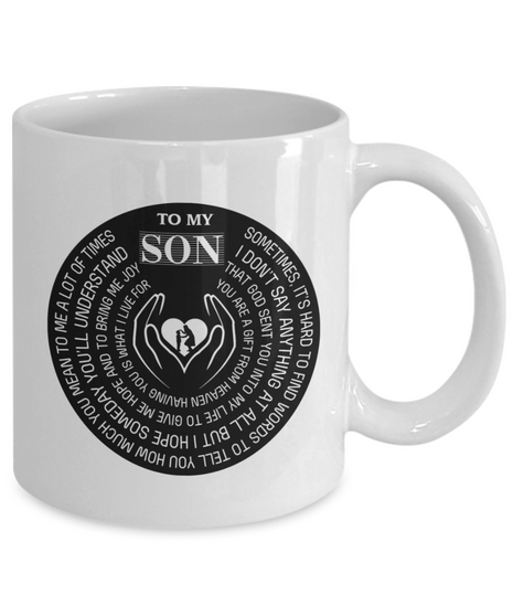 To my son: son coffee mug, best gifts for son, birthday gifts for son, parents and son coffee mug, coffee mug for son, to my son coffee mug, special son coffee mug 967