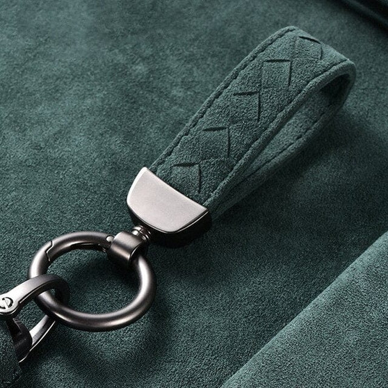 Alcantara Car Key Chain