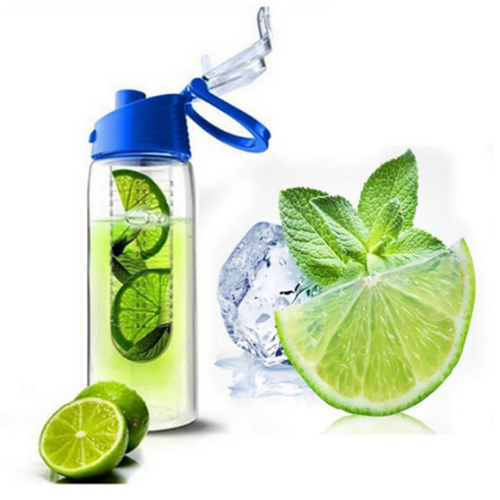 800ml Free Fruit Infuser Juice Shaker Sports Lemon Water Bottle Tour hiking Portable Climbing Camp Bottles