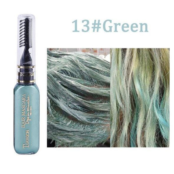 New Fashion Hair Color Cream 13 Colors Hair Color DIY Temporary Hair Dye