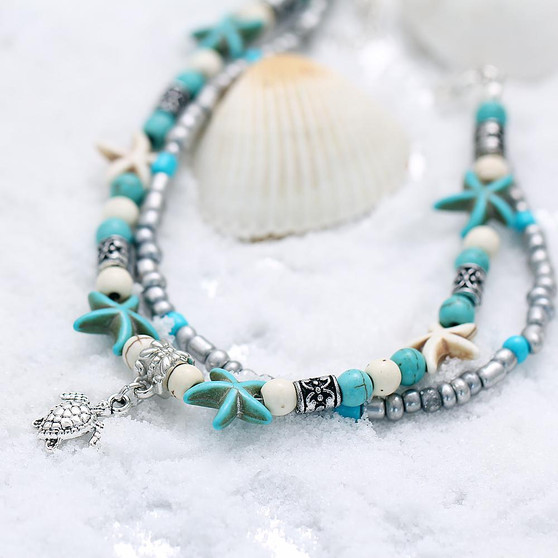 BOHEMIAN SUMMER BEACH  ANKLET