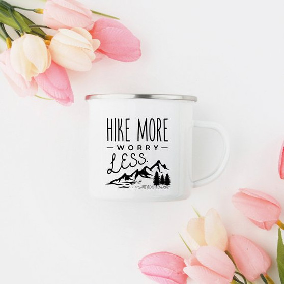 Hike More Worry Less Mug