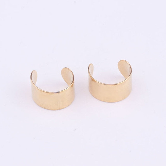 2020 Fashion Frog Ear Cuffs Siliver Ear Cuff Clip Earrings For Women Earcuff No Piercing Fake Cartilage Earrings