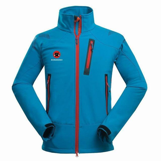 Windbreaker Jacket Waterproof Thermal Mountain Climbing Sports Anti-UV Fleece Breathable Jacket