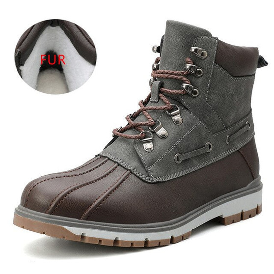 Fashion Warm  Waterproof Men Martin Boots