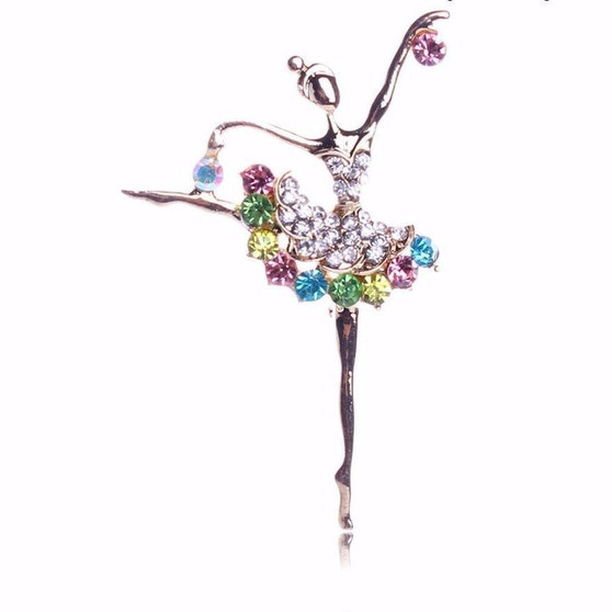 The Crystal Ballerina Pin