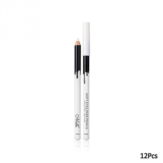 12PCS/Lot white Make Up  Pen Eyeliner Eye Liner