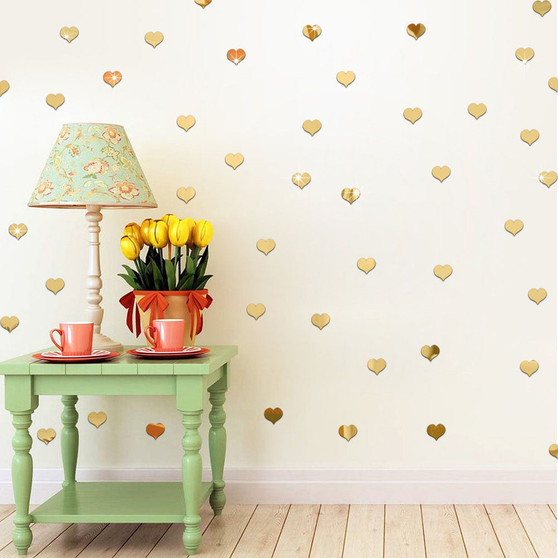 DIY Decoration Mirror Wall Stickers (100 Pcs/set)