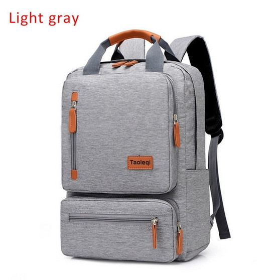 Casual Business Men Computer Backpack Light 15.6-inch Travel Bagpack 2020 New Lady Anti-theft Laptop Backpack Gray Blue Mochila