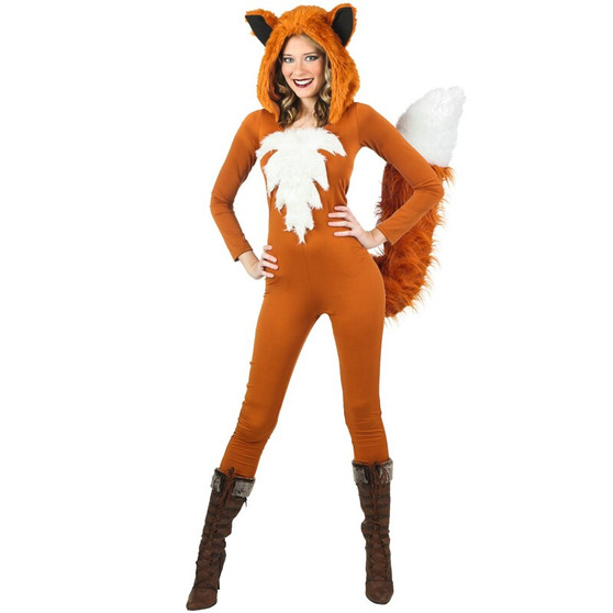 Sexy Fierce Fox Costume Cosplay For Women Halloween Costume For Animals Dress Up