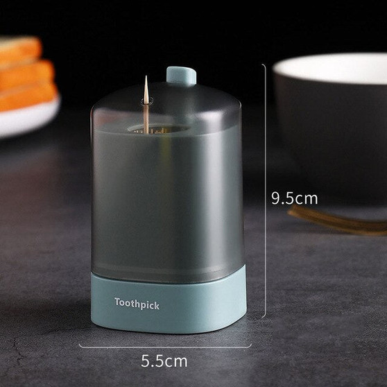 Automatic Pop-up Toothpick Holder Toothpick Container Toothpick Storage Box Restaurant Home Table Desktop Toothpick Organizer