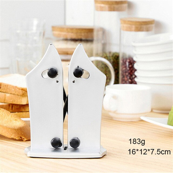 V-shaped Knife Sharpener Household Handheld Knife Sharpener with Base Multi-function Knife Fast Blades Sharpened Kitchen Gadgets