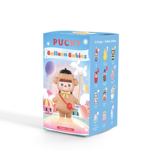 POP MART Pucky balloon babies art figures Binary Action Figure Birthday Gift Kid Toy Free shipping