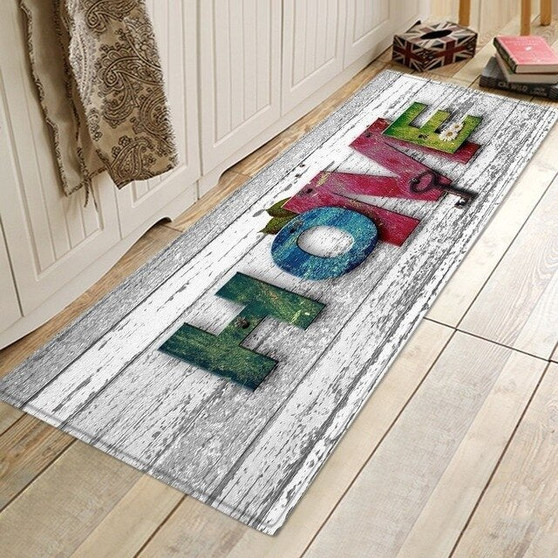 Long Kitchen Mat Modern Modern Print Non-Slip Bath Carpet Absorption Floor Area Rug Home Entrance Doormat Bedroom Living Room