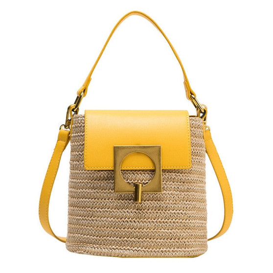 Straw Bag Women's 2020 New Women's Bag Summer New Handbag Fairy All-match Woven Shoulder Messenger Bag