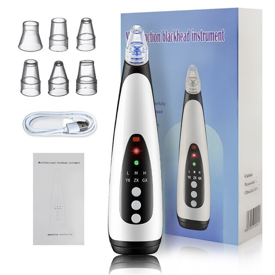 Jinkairui Electric Blackhead Remover Vacuum Suction Nose Facial T Zone Deep Cleansing Skin Care Tools Shrink Pores Machine