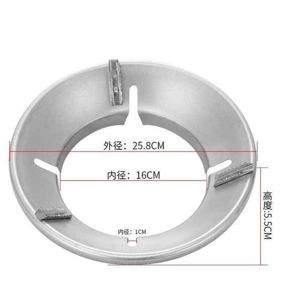 Fire-gathering Hood Gas Stove Windshield Household Energy-saving Hood-gathering Gas Stove Holder for Kitchen Accessories