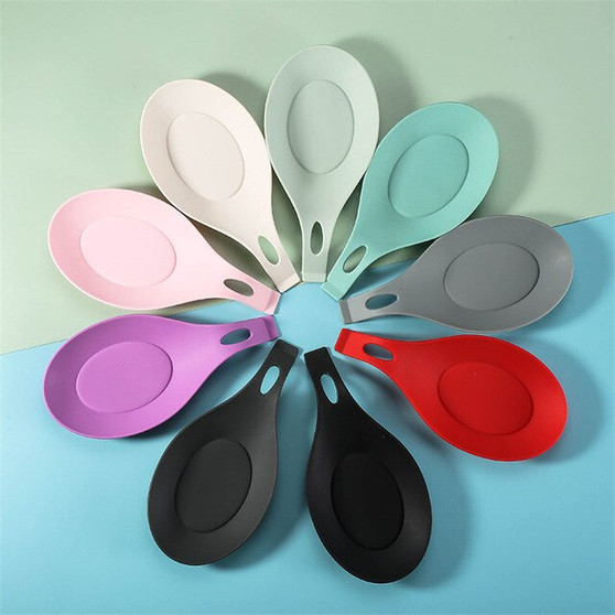 3pcs Food Grade Silicone Flavor Plate Soy Sauce Plate Kitchen Mat Home Placemat Tray Table Mat Heat Resistant Spoon Mat Coaste