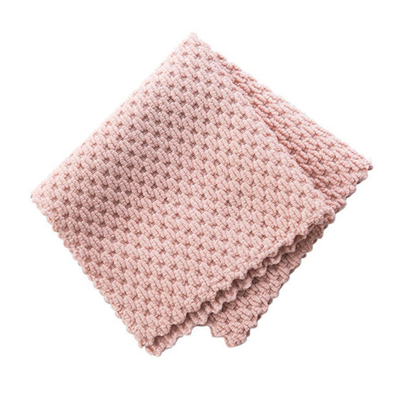 Kitchen Anti-grease wiping rags efficient Super Absorbent Microfiber Cleaning Cloth home washing dish kitchen Cleaning towel