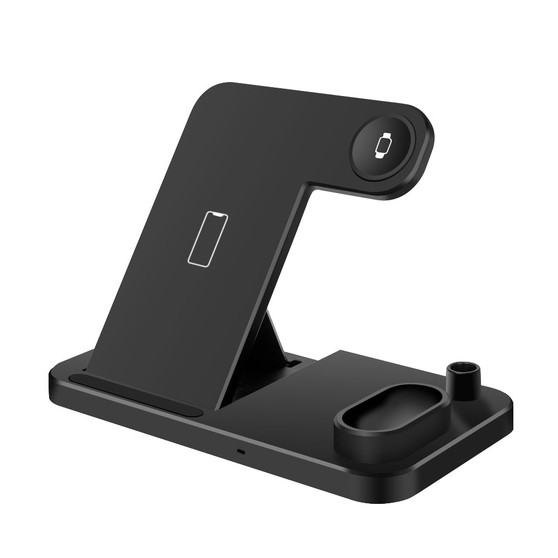 DCAE Wireless Charger QI 3 in 1 Qi 10W Fast Charging Dock Station for Apple Watch 5 4 3 2 Airpods Pro iPhone 11 XS XR X 8 Stand