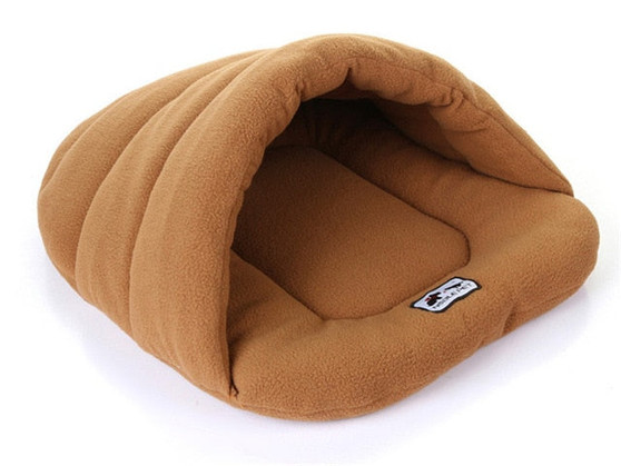 Winter Warm Slippers Style Dog Bed