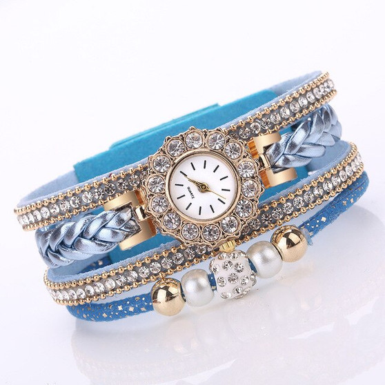 women casual quartz wrist watch bracelets watch