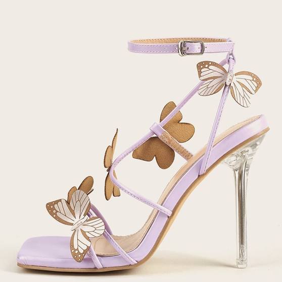 Butterfly High Heel Sandals