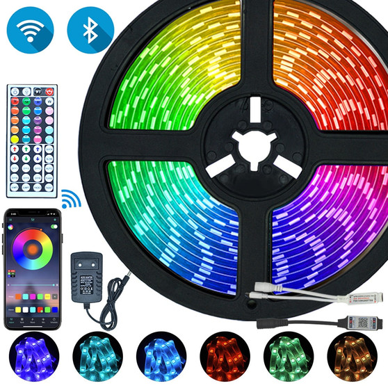 Color Changing Waterproof Flexible LED Tape Lights