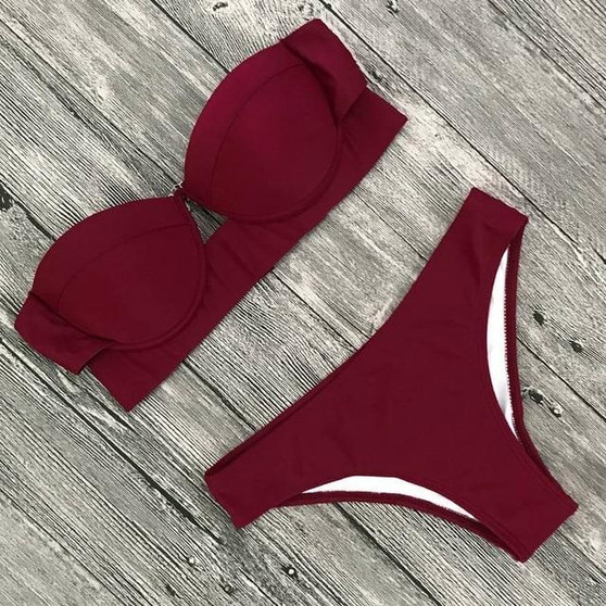 Bikini Push Up Bandage Bikini Set