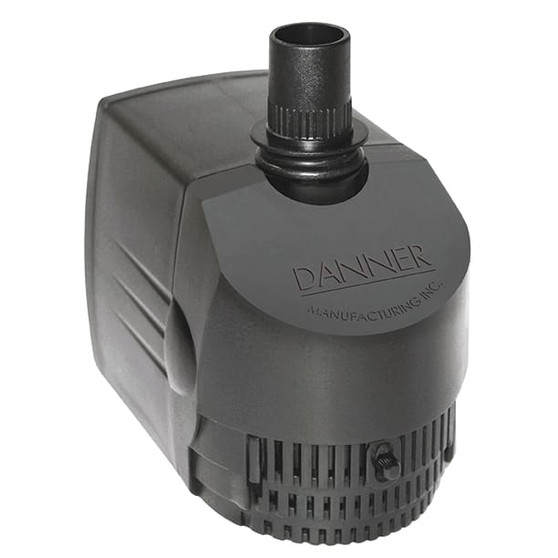 Danner Supreme Hydroponics Submersible/Inline Pump 290-725 GPH (The Grower's Pump)