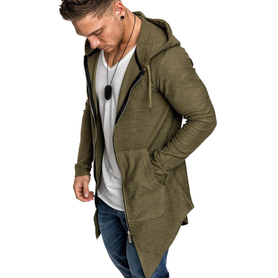 Trench Streetwear Longline Dovetail Men's Jacket