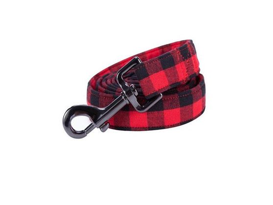 Buffalo Plaid Cat & Dog Collar w/ Detachable Bow