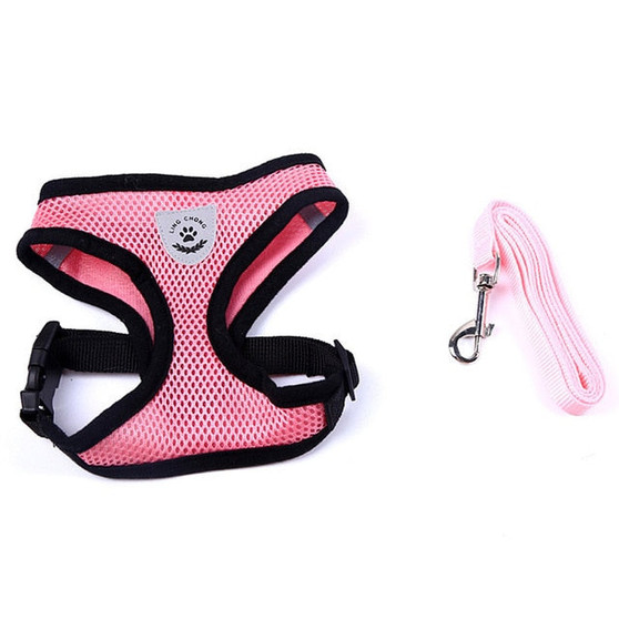 Breathable Dog Harness and Leash Set