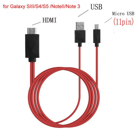 Cellphone HDMI Cable Projector/TV Cord