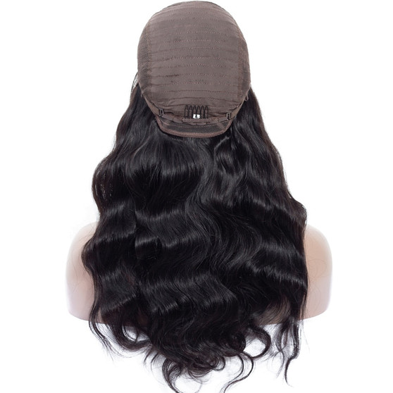 4x4 Lace Closure Wigs Human Hair Brazilian Body Wave Lace Wig Pre Plucked with Baby Hair